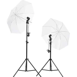vidaXL Kit de studio photo avec éclairage et toile de fond