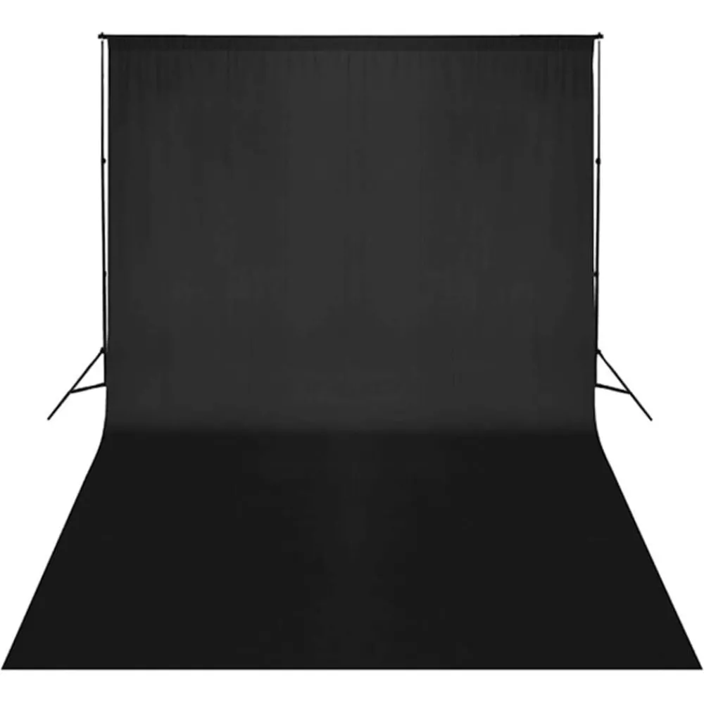 vidaXL Kit de studio photo avec éclairage toile de fond et réflecteur