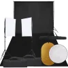 Appareils Photo-vidaXL Kit de studio photo avec éclairage toile de fond et réflecteur