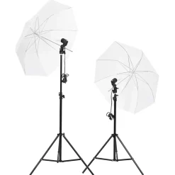 vidaXL Kit de studio photo avec éclairage et toile de fond