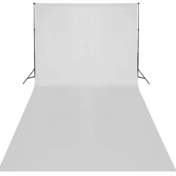 vidaXL Kit de studio photo avec éclairage et toile de fond