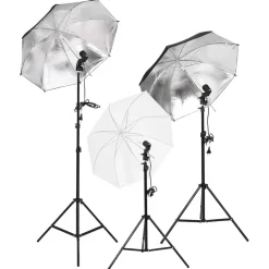 Appareils Photo-vidaXL Kit de studio photo avec éclairage et toile de fond