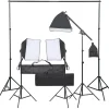 vidaXL Kit de studio photo avec ensemble d'éclairage
