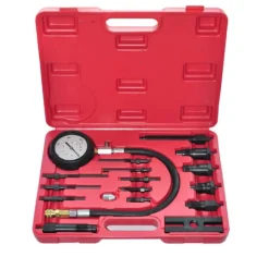 vidaXL Kit de testeur de compression de moteur diesel 17 pcs