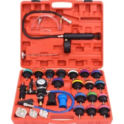Equipement & Outils De Garage-vidaXL Kit de testeur de pression du radiateur 28 pcs