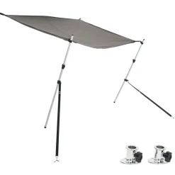 vidaXL Kit d'extension d'ombrage T-Top gris