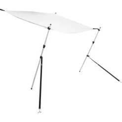 Pièces Détachées Pour Véhicules-vidaXL Kit d'extension d'ombrage T-Top 170x170x(113-182,5) cm Blanc