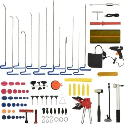 Equipement & Outils De Garage-vidaXL Kit d'outils de débosselage sans peinture 80 pcs