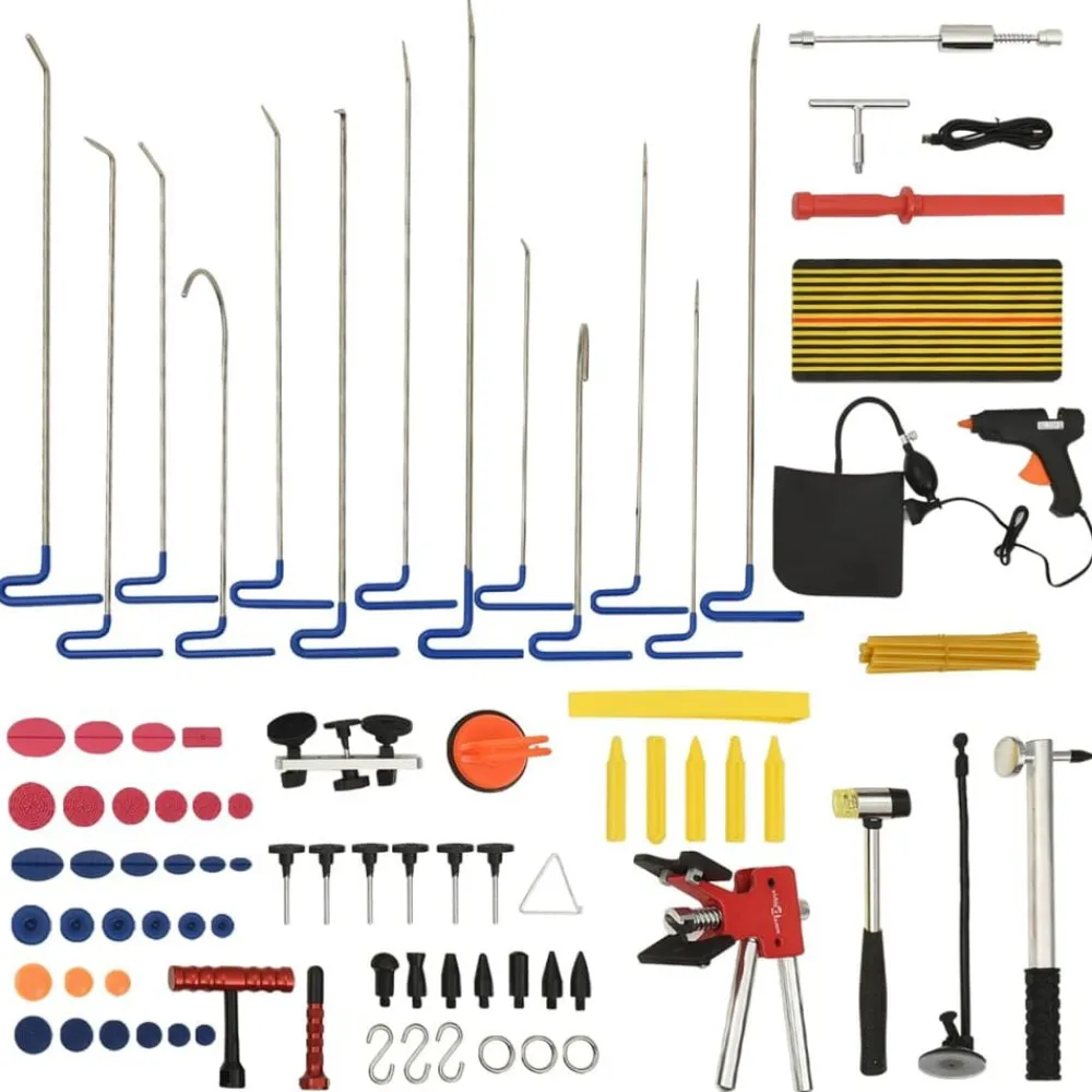 Equipement & Outils De Garage-vidaXL Kit d'outils de débosselage sans peinture 80 pcs