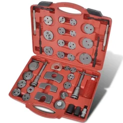 vidaXL Kit d'outils de filetage de piston d'étrier 40 pcs