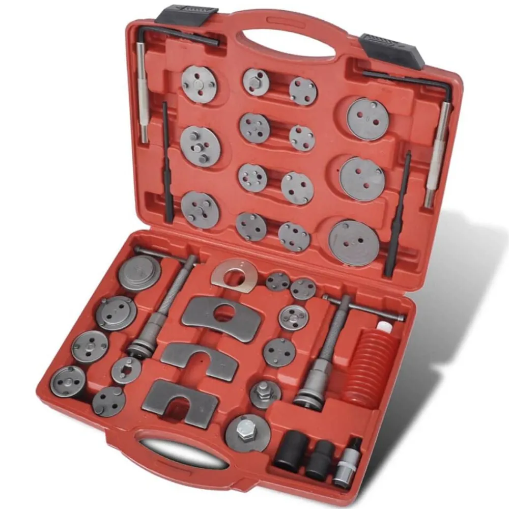 vidaXL Kit d'outils de filetage de piston d'étrier 40 pcs