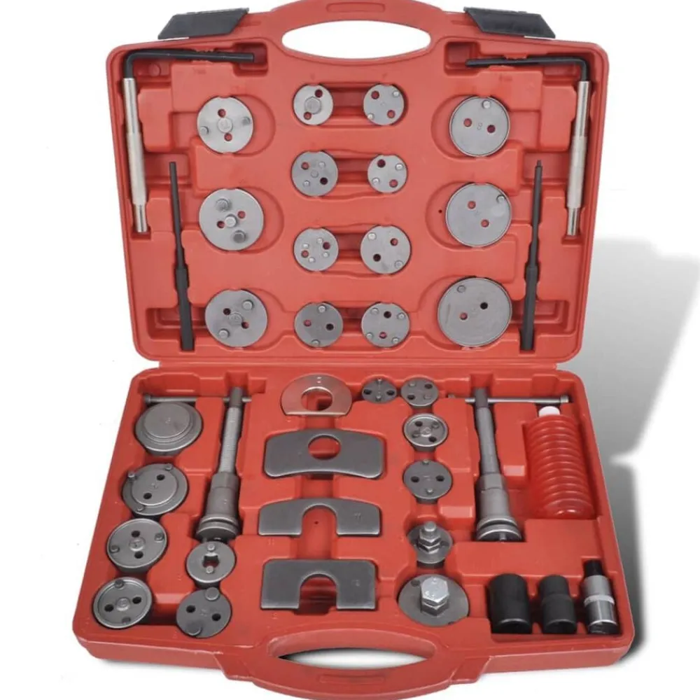 vidaXL Kit d'outils de filetage de piston d'étrier 40 pcs