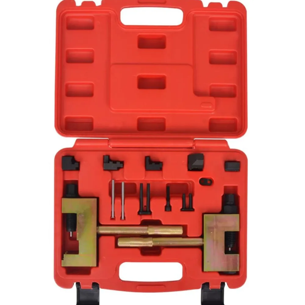 Equipement & Outils De Garage-vidaXL Kit d'outils de rivetage de chaînes de distribution Mercedes