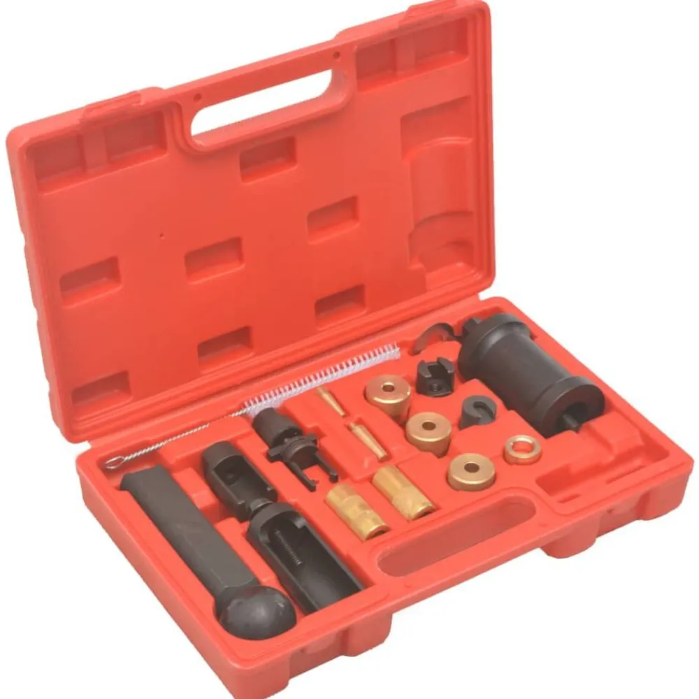 vidaXL Kit d'outils d'installation d'injecteurs 18 pcs pour VAG VW