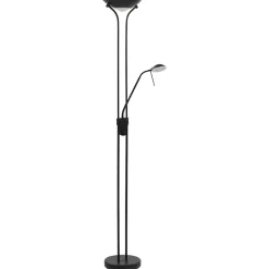 Luminaires-vidaXL Lampadaire à LED à éclairage réglable 23 W Noir