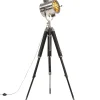 Luminaires-vidaXL Lampadaire à trépied Bois de manguier massif 165 cm