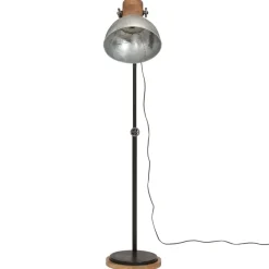 Luminaires-vidaXL Lampadaire 25 W vintage 30x30x100-150 cm E27 Argent