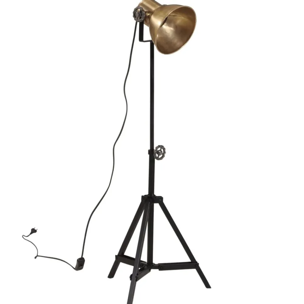 vidaXL Lampadaire 25 W antique 35x35x65/95 cm E27