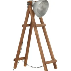 vidaXL Lampadaire é E27 Bois de manguier massif