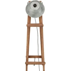 vidaXL Lampadaire é E27 Bois de manguier massif