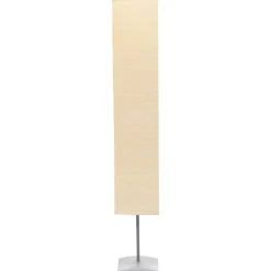 vidaXL Lampadaire avec support en acier 135 cm Beige