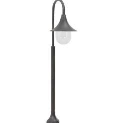 vidaXL Lampadaire de jardin E27 120 cm Aluminium