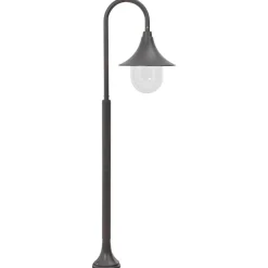 vidaXL Lampadaire de jardin E27 120 cm Aluminium