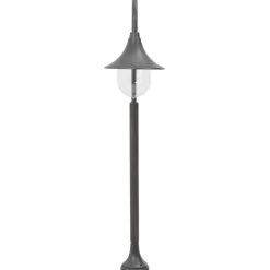 vidaXL Lampadaire de jardin E27 120 cm Aluminium