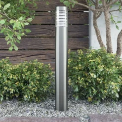 vidaXL Lampadaire d'extérieur Acier inoxydable
