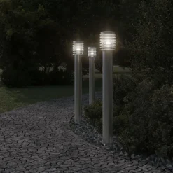 vidaXL Lampadaire d'extérieur é 110 cm acier inoxydable