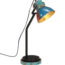 Luminaires-vidaXL Lampe de bureau 25 W 18x18x60 cm E27 Multicolore