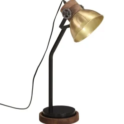 vidaXL Lampe de bureau 25 W antique 18x18x60 cm E27