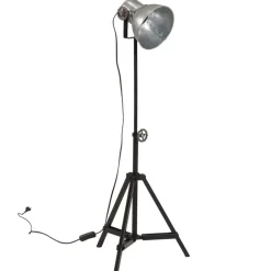 Luminaires-vidaXL Lampe de bureau 25 W vintage 35x35x65/95 cm E27 Argent