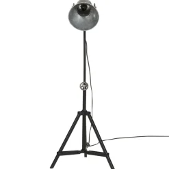 Luminaires-vidaXL Lampe de bureau 25 W vintage 35x35x65/95 cm E27 Argent