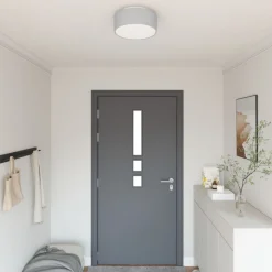 vidaXL Lampe de plafond 30 x 30 x 13,5 cm tissu