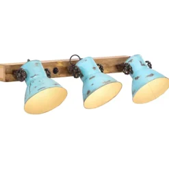 Luminaires-vidaXL Lampe murale 25 W délavé 65x25 cm E27 Bleu