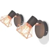 Luminaires-vidaXL Lampe murale avec 2 ampoules LED à incandescence 2 pcs 8 W