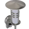 vidaXL Lampe murale avec capteur Acier inoxydable Forme de pagode