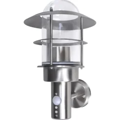 Luminaires-vidaXL Lampe murale de patio Acier inoxydable