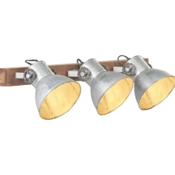 Luminaires-vidaXL Lampe murale industrielle é 65x25 cm E27 Argent