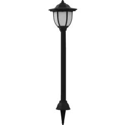 Luminaires-vidaXL Lampe solaire à LED d'extérieur 3 pcs Noir