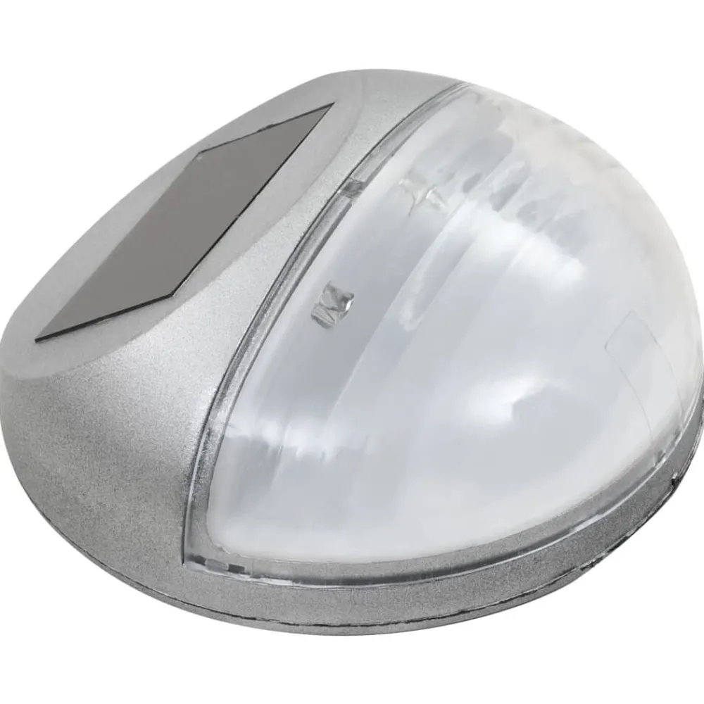 vidaXL Lampe solaire murale à LED d'extérieur 12 pcs Rond é