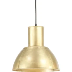Luminaires-vidaXL Lampe suspendue 25 W Rond 28,5 cm E27 Laiton
