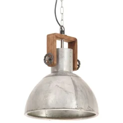 vidaXL Lampe suspendue industrielle 25 W é Rond 30 cm E27