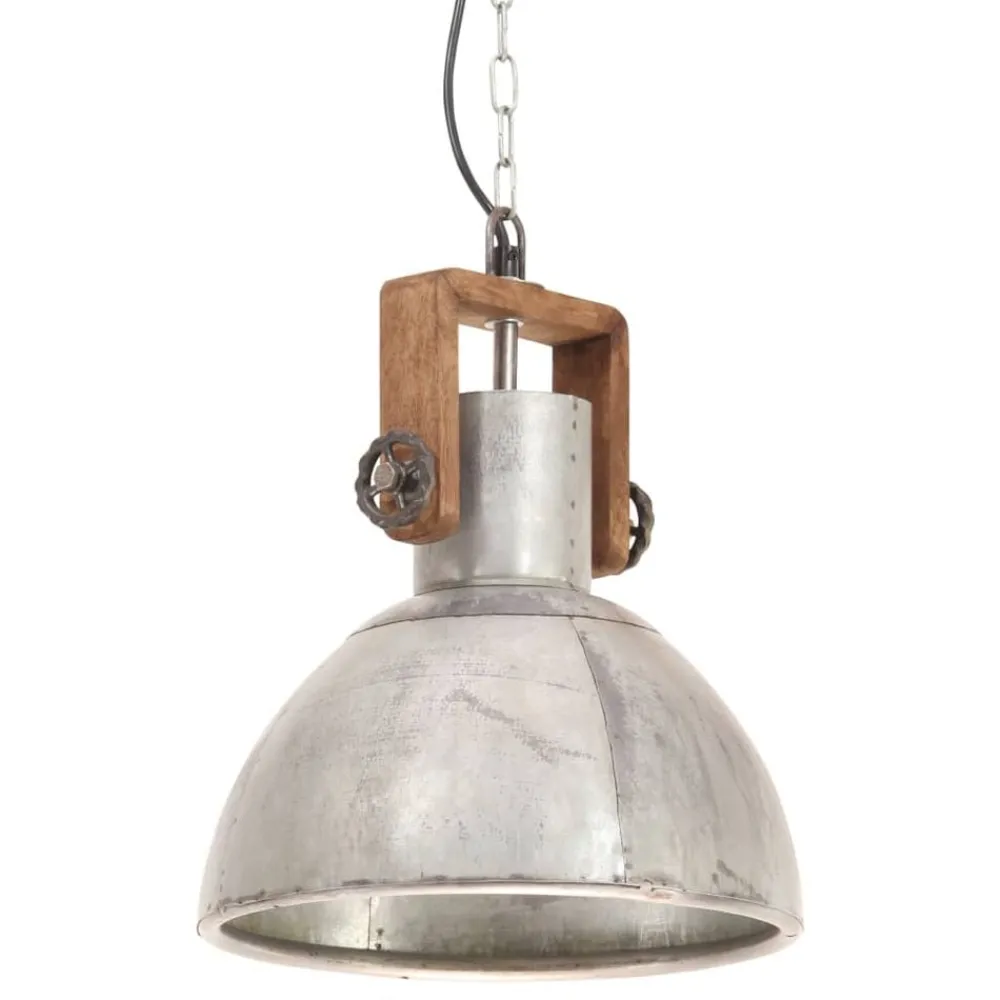 vidaXL Lampe suspendue industrielle 25 W é Rond 30 cm E27