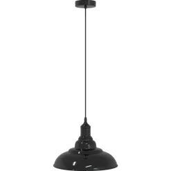 vidaXL Lampe suspendue réglable hauteur E27 Ø 31cm métal