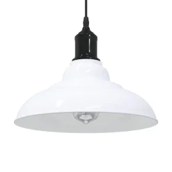 vidaXL Lampe suspendue réglable hauteur E27 Ø31cm métal