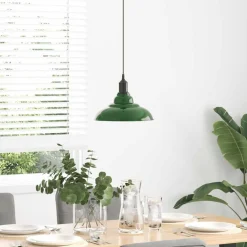 vidaXL Lampe suspendue réglable hauteur E27 Ø 31cm métal