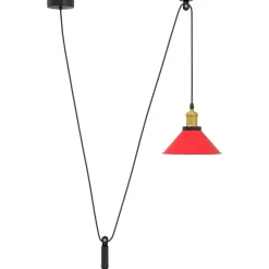vidaXL Lampe suspendue réglable hauteur E27 Ø22cm métal