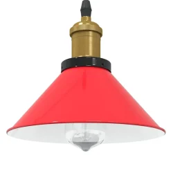 vidaXL Lampe suspendue réglable hauteur E27 Ø22cm métal